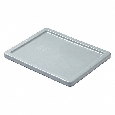 RUBBERMAID COMMERCIAL PRODUCTS FG172000Grey Lid Grey HDPE 19.63 in