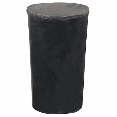 GRAINGER 4YMP7 Stopper Sz 10.5 45 mm BDia Black 0 PK7
