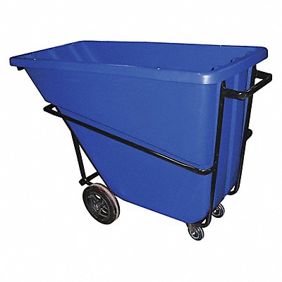 GRAINGER 58CUHDBLUE Tilt Truck Heavy Duty 5/8 cu yd. Blue