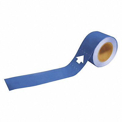BRADY 20485 Pipe Marker Blank 1 in H 8 in W