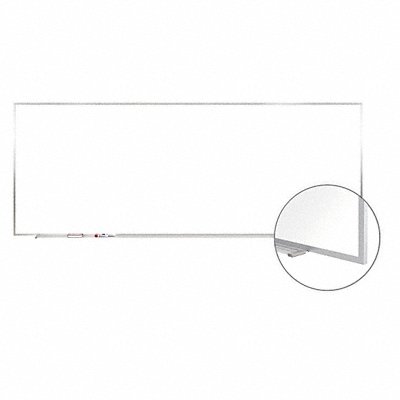 GHENT M14124 DryEraseBrd Magnetic Porcelain 144-1/2 W