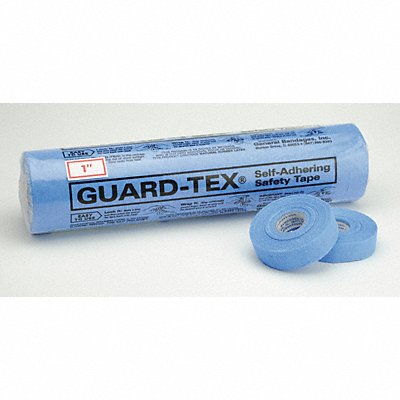 GUARD-TEX 414081 E1699 First Aid Tape 30yd 1 W Blue PK12