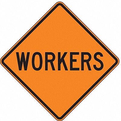 LYLE W21130HA Workers Traffic Sign 30 x 30