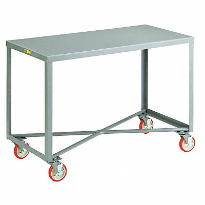 LITTLE GIANT IP2436RMBRK Mobile Table 1000 lb 36 L x 24 W