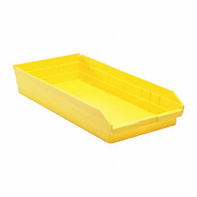 QUANTUM STORAGE SYSTEMS QSB116YL F0624 Shelf Bin Yellow Polypropylene 4 in