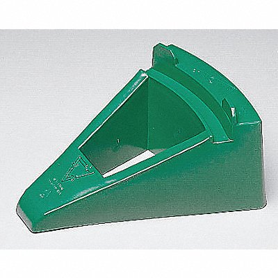 GRAINGER ENV55 Drum Wedge Polyethylene Green