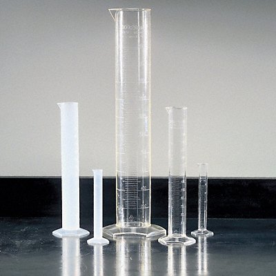 LAB SAFETY SUPPLY 9GE56 Graduated Cylinder 50 mL 26 mm Dia