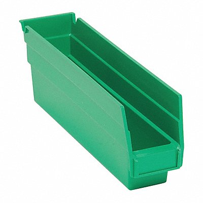 QUANTUM STORAGE SYSTEMS QSB100GN F0612 Shelf Bin Green Polypropylene 4 in