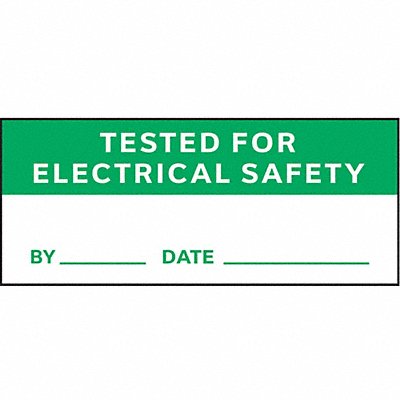 STRANCO INC TCSL221016 Inspection Label ENG Maintenance PK350