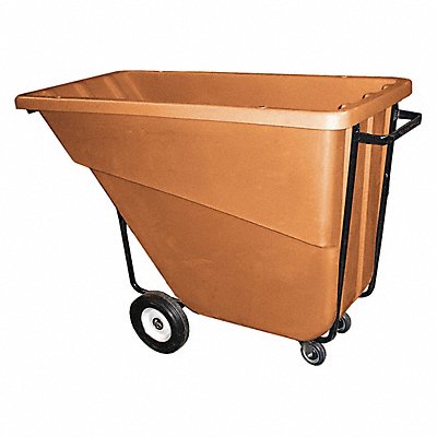 GRAINGER 58CUSORANGE Tilt Truck Medium-Duty 5/8 cu yd Orange