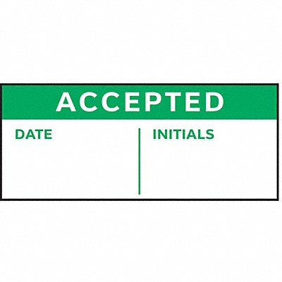STRANCO INC TCSL221001 Inspection Label English Quality PK350