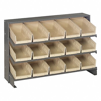 QUANTUM STORAGE SYSTEMS QPRHA102IV E1541 Bench Pick Rack 12x21x36in Ivory