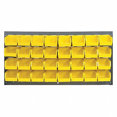 QUANTUM STORAGE SYSTEMS QLP361922032YL Louvrd Pnl 1/4inx20inx36in Load Capacity 175lb