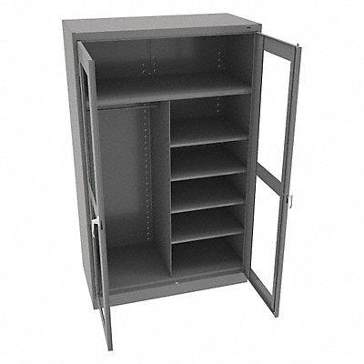 TENNSCO CVDJ2478CMEDGREY Storage Cabinet 78 x48 x24 MdGry 5Shlv