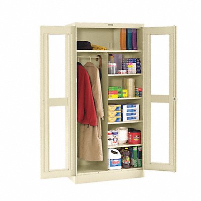 TENNSCO CVD2472SAND Storage Cabinet 78 x36 x24 Sand 5Shlv