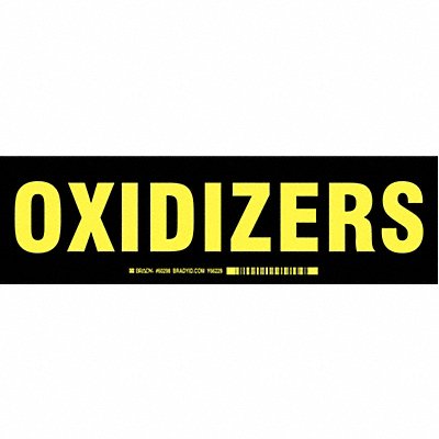 BRADY 60298 Label 3.5in x 12in Polyester