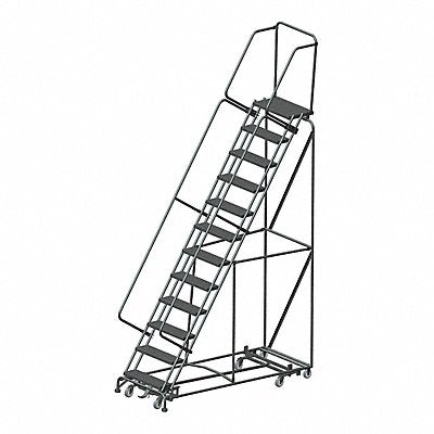 BALLYMORE WAAD123214P Lockstep Rolling Ladder Steel 120 In.H