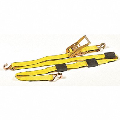 B/A PRODUCTS CO. BAR100 Tie Down Strap Wire-Hook Yellow