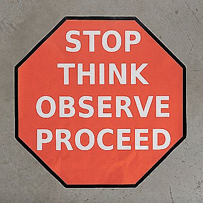 SHIELDMARK STP36WMSG Safety Sign 14 inx10 in Glow Vinyl