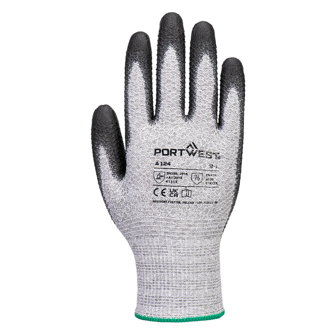 Portwest A124 Grip 13 PU Diamond Knit Glove (Pk12)