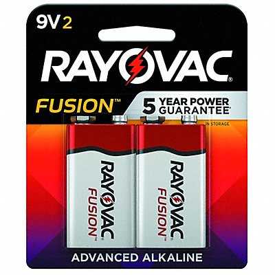 RAYOVAC A16042TFUS Standard Battery 9V Alkaline PK2