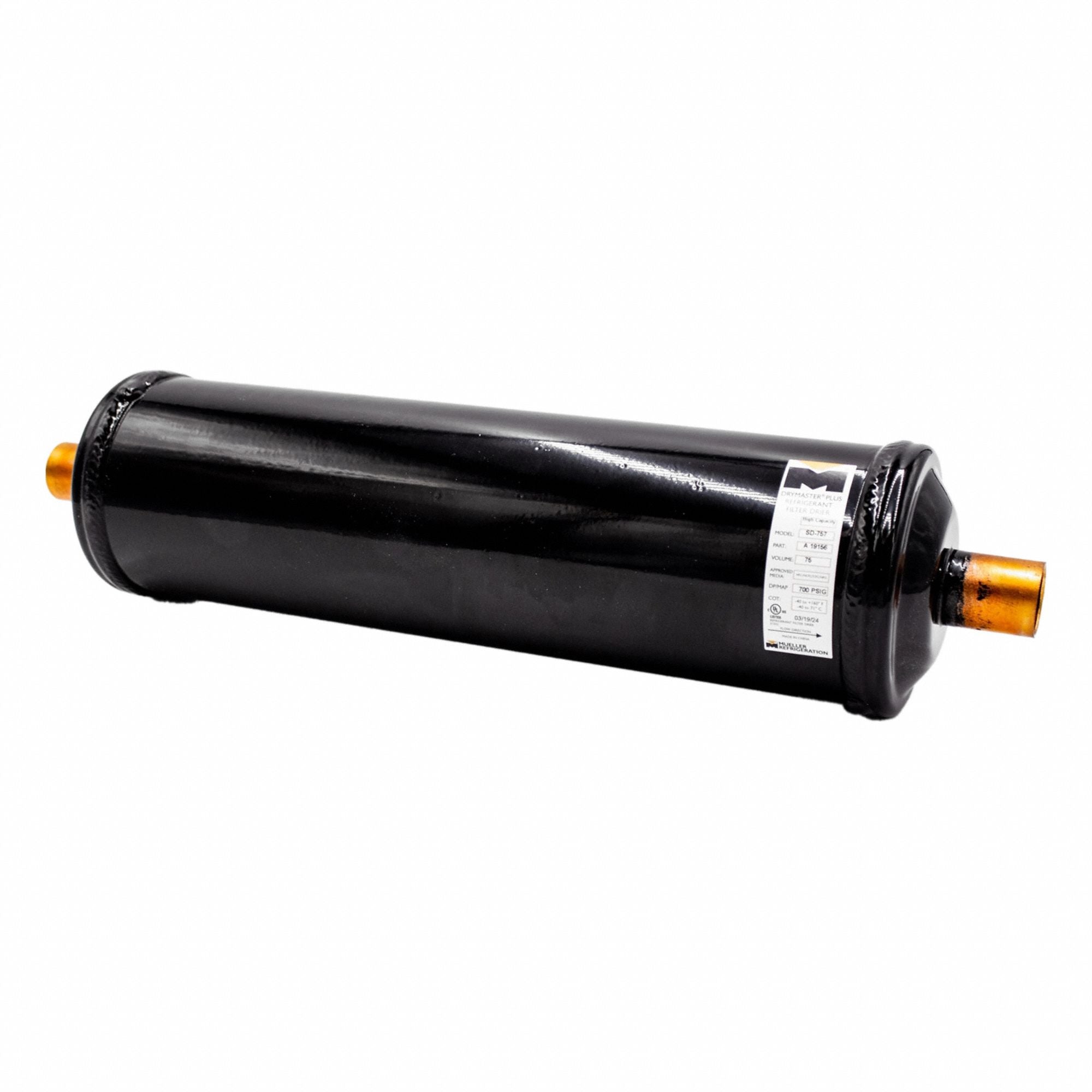 MUELLER A19157 Filter Drier 15 3/4 L 1 1/8 Connection