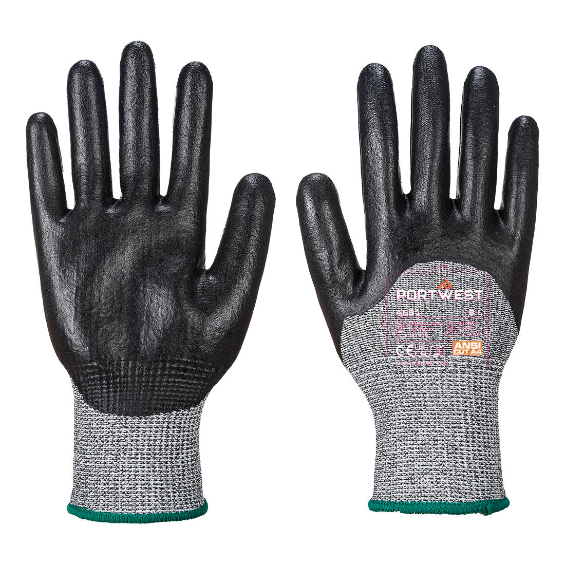Portwest A621 Cut 3/4 Nitrile Foam Glove