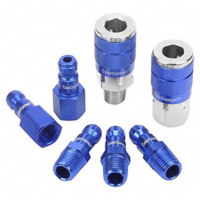 LEGACY A72457C Coupler Plug Kit 1/4 in 1/4 -18 300 psi