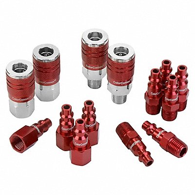 LEGACY A73458D Coupler Plug Kit 1/4 in 1/4 -18 300 psi