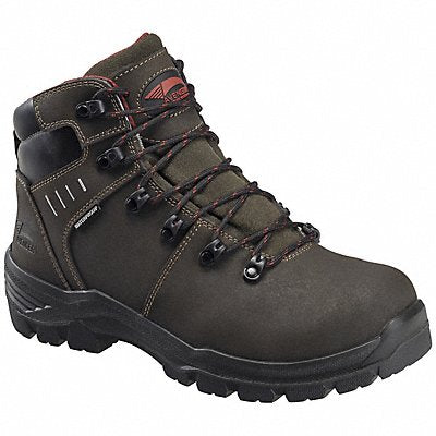 AVENGER SAFETY FOOTWEAR 7402 6-Inch Work Boot W 8 Brown PR