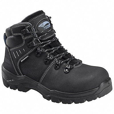 AVENGER SAFETY FOOTWEAR 7450 6-Inch Work Boot W 11 Black PR