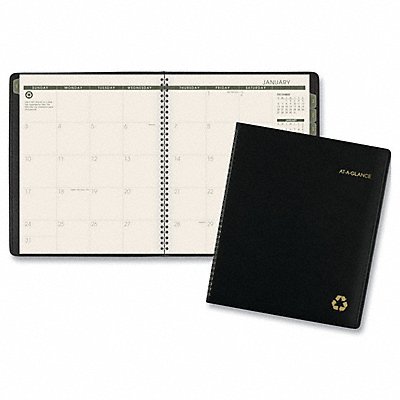 AT-A-GLANCE AAG70260G05 Planner Monthly 9 x 11in Black