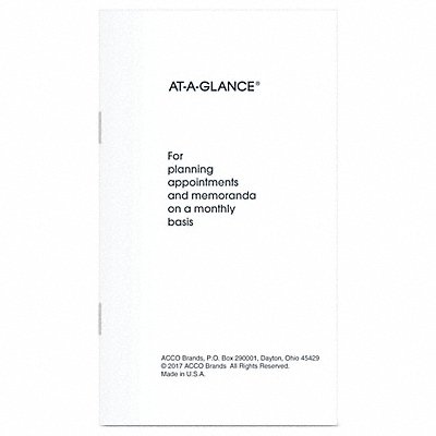 AT-A-GLANCE 7090610 Desk Calendar Refill 3-5/8 x 6-1/8