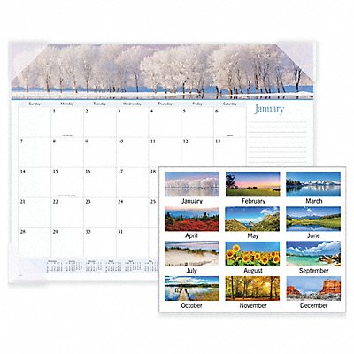 AT-A-GLANCE 89802 Desk Calendar Landscape 22 x17