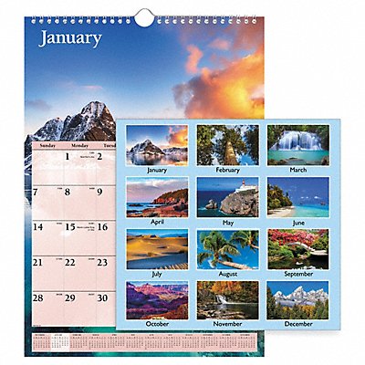 AT-A-GLANCE DMW20028 Wall Calendar Monthly 12 X17 Scenic