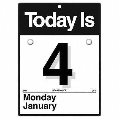 AT-A-GLANCE AAGK100 Wall Calendar Daily 6 x 6 In