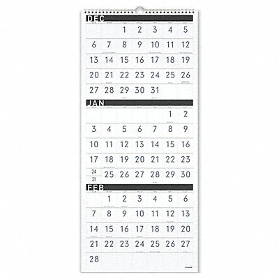 AT-A-GLANCE PM11X28 Wall Calendar 12 x 27-1/8