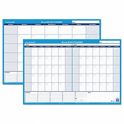 AT-A-GLANCE PM23328 Undated Horizontal Wall Planner Erasable