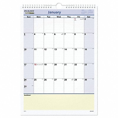 AT-A-GLANCE PM5228 Monthly Wall Calendar Wirebound