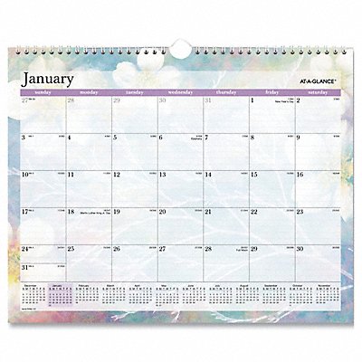 AT-A-GLANCE PM83707 Dreams Wall Calendar 2018 15x12