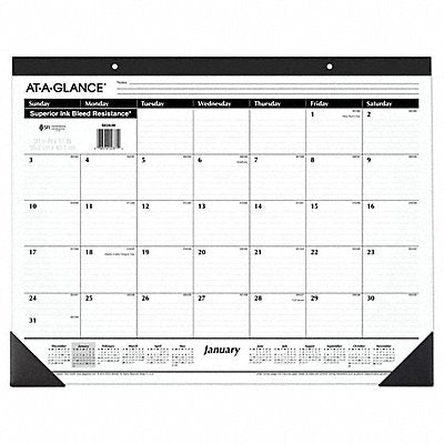 AT-A-GLANCE AAGSK2400 Desk Pad Calendar 22x17 In.