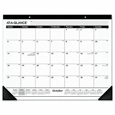 AT-A-GLANCE AAGSK241600 Desk Pad Calendar 22x17 In.