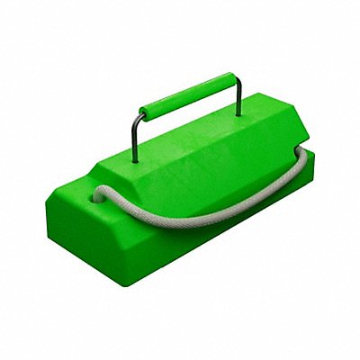 CHECKERS AC4614LRRPCHFLG Aviation Chock Green 4 1/2 H
