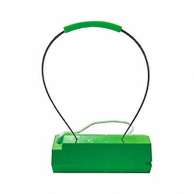 CHECKERS AC6820LRRPECHFG Aviation Chock Green 7 H