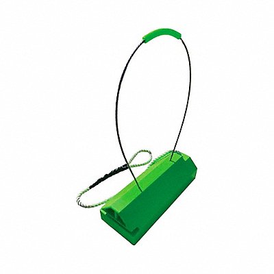 CHECKERS AC6820QRRPECHFG Commercial Aviation Chock Green 7 H