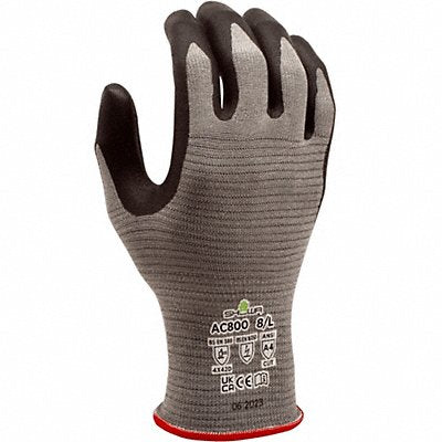 SHOWA AC800XL09 Knit Gloves Grey 7.6 in XL PR