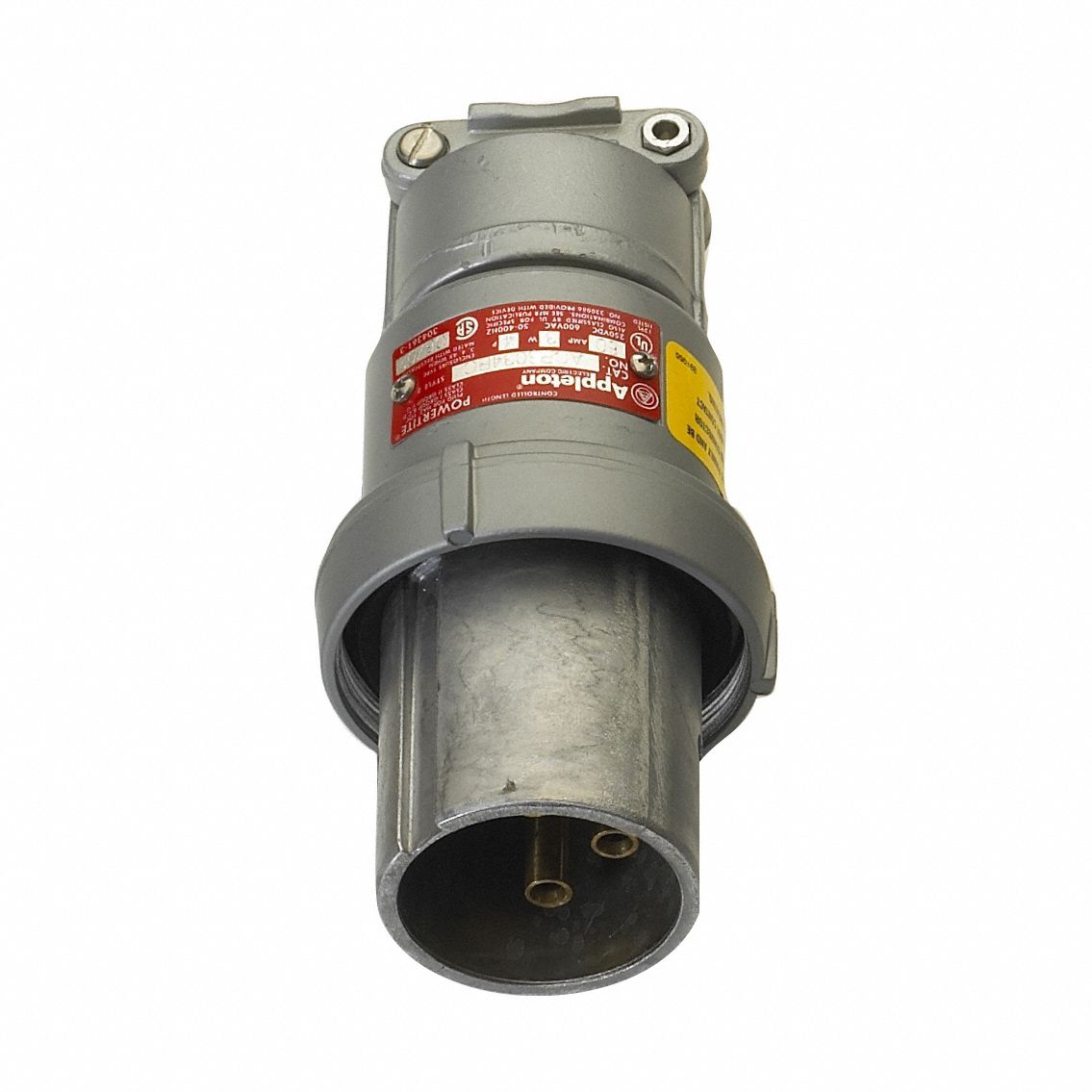 APPLETON ELECTRIC ACP3022BC Plug 30A 2P 2W Alum 600V NEMA 3 3R 4 4X