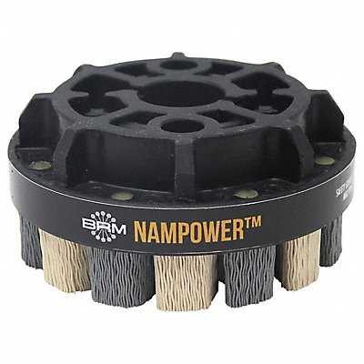 NAMPOWER BRUSH ADT10018320 Abrasive Nylon Brush 100mm D 320 Grit