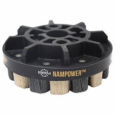 NAMPOWER BRUSH ADT12518320 Abrasive Nylon Brush 125mm D 320 Grit