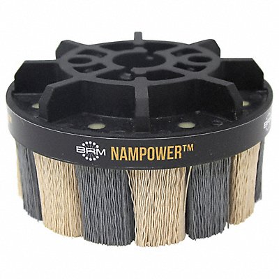 NAMPOWER BRUSH ADT12538320 Abrasive Nylon Brush 125mm D 320 Grit